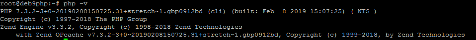 PHP 7.3