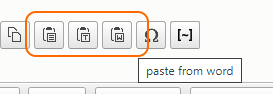 ckeditor paste options