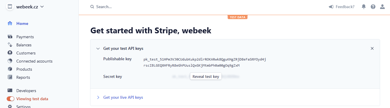 Stripe Dashboard
