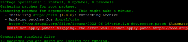 cant apply patch