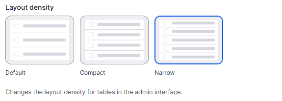 layout density