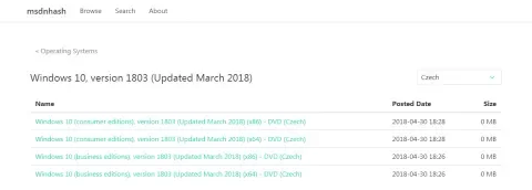msdnhash homepage