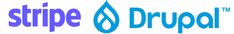 Stripe a Drupal logo